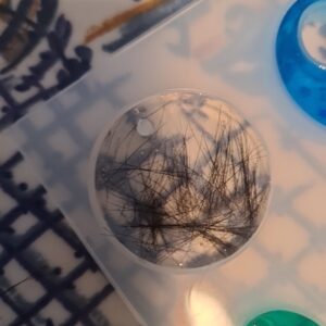 Tierhaare Andenken Charm Hund Katze Anhänger Memorial Tierhaar  Handarbeit