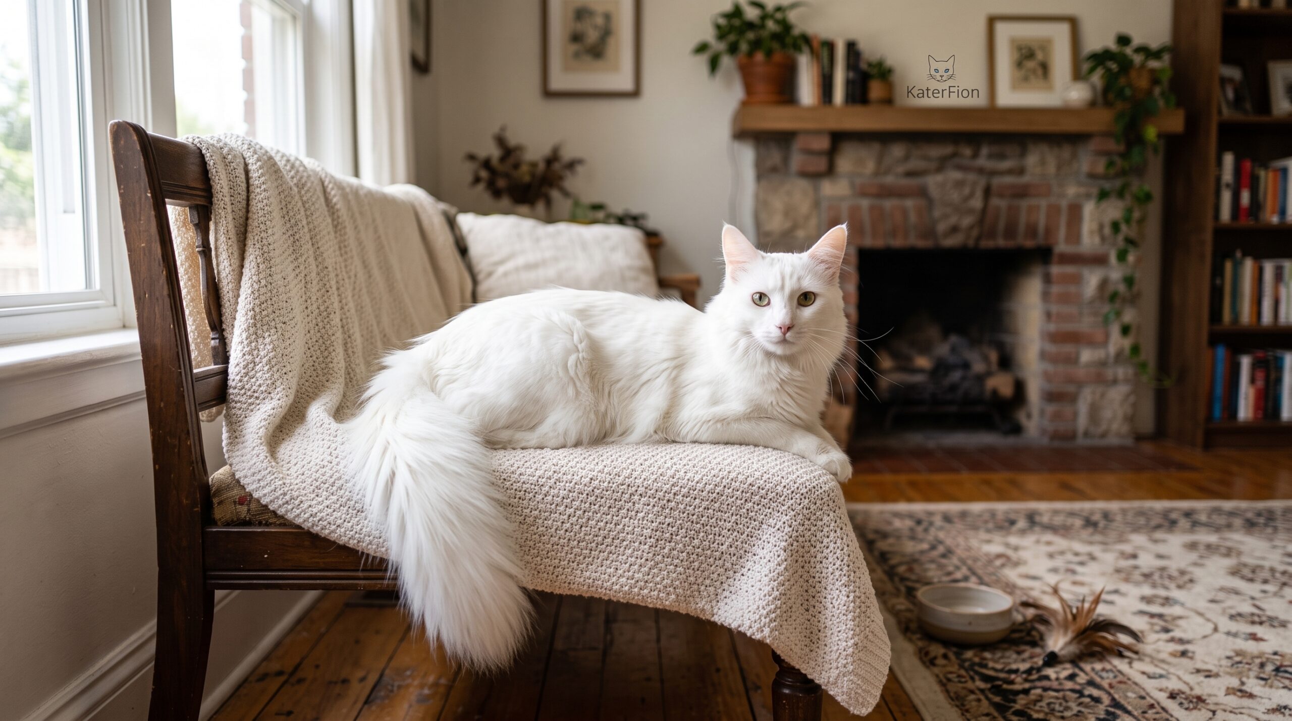 Türkisch Angora Katze: Wesen, Haltung & Besonderheiten